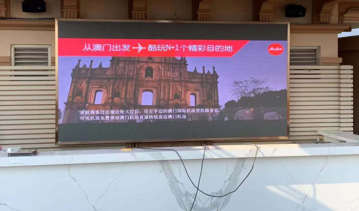 fb体育手机网页版高清LED大屏幕绽放澳门星河湾．名门世家